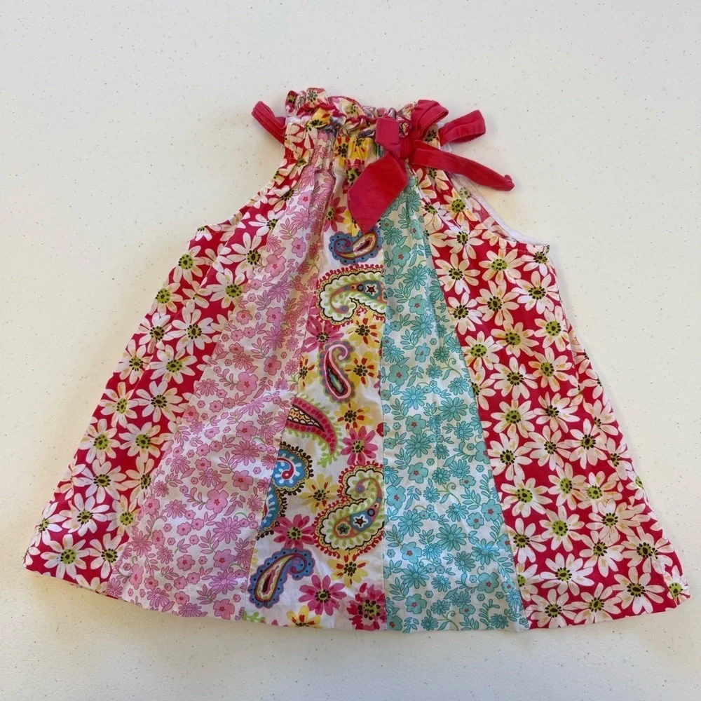 BonnieJean Floral Patchwork Kids Dress, Size 2T